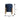 Blue textured ceramic planter on wooden stand (21 x 20 cm) - Magasins Hart | Hart Stores