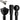 KATINA DOUBLE POLE SET - BLACK - Magasins Hart | Hart Stores