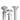 BELLAMY POLE SET - SILVER - Magasins Hart | Hart Stores