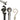 PLASTIC DOUBLE FINIAL POLE SET - Magasins Hart | Hart Stores