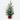 Xmas Snowy Pine Tree with Plaid Fabric Base - Magasins Hart | Hart Stores