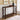 Rustic Metal Entry Table  46x12x30in