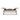 Thiede Oak Coffee Table With Metal Frame - Magasins Hart | Hart Stores