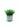 LAUREN TAYLOR - Grass in Cement Pot Triangle Teal - Magasins Hart | Hart Stores