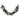 1.8 m Mixed Pine Garland with Fabric Ribbon and Bells – Green - Magasins Hart | Hart Stores