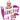 12" Little Luv 3-in-1 Doll Set – Stroller, Crib & High Chair - Magasins Hart | Hart Stores