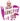 12" Little Luv 3-in-1 Doll Set – Stroller, Crib & High Chair - Magasins Hart | Hart Stores