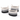 Cotton Rope Basket | Oval - White/Black/Grey - Magasins Hart | Hart Stores