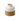 White Ceramic Vase with Jute Wrap – 6 in - Magasins Hart | Hart Stores