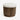 Pouf de Rangement Rond en Bouclé avec Base en Bois Foncé - 33x27cm
