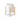 White ceramic planter on wooden stand (21 x 20 cm) - Magasins Hart | Hart Stores