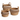 Natural Fiber Storage Baskets with Fringe – Set of 3 - Magasins Hart | Hart Stores