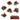 20cm Berry Pine Pick with Berry/Pinecone/Fruit, 6 Assorted | Price per Unit - Magasins Hart | Hart Stores