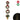 1.52 m Pre-Lit Mixed Pine Arrangement with 3 Wreaths & Burlap Ribbon – 70 LEDs - Magasins Hart | Hart Stores
