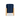 Blue textured ceramic planter on wooden stand (21 x 20 cm) - Magasins Hart | Hart Stores
