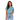 Ladies Crew Neck High-Low Tunic T-Shirt