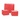 Storage Basket Red Geometric Fabric - Magasins Hart | Hart Stores