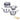 8pcs Mini Kitchen Set Pot & Pans - Magasins Hart | Hart Stores