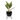 Artificial Variegated Green Plant in Decorative Pot
