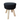 Tabouret En Lin Avec Pieds En Bois-40cm