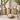 4-Piece Tan Travertine Polyresin Bathroom Accessory Set