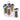 A LA CUISINE - set of 6 spice jars with stand 110ml - Magasins Hart | Hart Stores