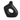 Black Sculptural Decorative Vase with Central Opening - Magasins Hart | Hart Stores