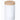 Cylinder Metal Tin Box with Bamboo Lid | Assorted Colors - Magasins Hart | Hart Stores
