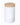 Cylinder Metal Tin Box with Bamboo Lid | Assorted Colors - Magasins Hart | Hart Stores