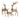 Set of 3 Light - Up Glitter Weave Reindeer 71 - 110 - 130 cm 220LED - Magasins Hart | Hart Stores