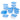 30pcs Food Container Set Blue - Magasins Hart | Hart Stores