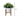 Grass Ceramic Pot In Woodstand 12x26.5 X Design - Magasins Hart | Hart Stores