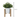 Grass Ceramic Pot In Woodstand 12x26.5 - Magasins Hart | Hart Stores